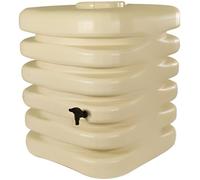 Belli Récupérateur d'eau de pluie Cubique 0242 1 1000 L Beige 100 x 120 cm