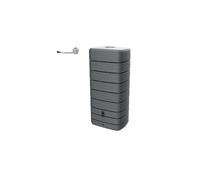 Récupérateur d'eau Récup'O + kit collecteur - Gris anthracite - 650 L - Eda