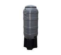Récupérateur d'eau Slimline/Rainsaver 100 litres | Anthracite ou Vert | Complet avec Couvercle, Robinet et Socle! (Anthracite)