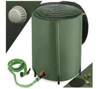 Récupérateur d'eau - TECTAKE - Tonneau récupérateur d'eau de pluie en polychlorure de vinyle avec une capacité de 250 L - Vert