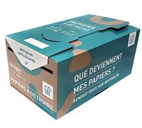 Recygo KADNABOX boîte de collecte pour le tri et le recyclage des papiers -Service de collecte inclus