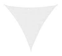 Red Cup Living vidaXL Voile d'ombrage en tissu Oxford triangulaire Blanc 6 x 6 x 6 m