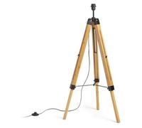 RED - DESIGN RENDL RENDL ALVIS Lampadaire Bambou/Noir 230 V E27 15 W R14496
