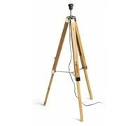 RED - DESIGN RENDL RENDL ALVIS Lampadaire en bambou/chrome 230 V E27 28 W R13340
