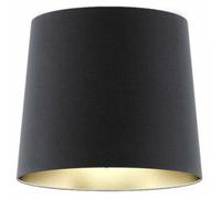 RED - DESIGN RENDL RENDL CONNY 35/30 Lampadaire, tissu en coton mélangé, noir/film doré, max. 23 W, R11469