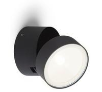 RED - DESIGN RENDL RENDL FLAVIO R Luminaire apparent noir 230 V LED 6 W 110° IP54 3000 K R14201