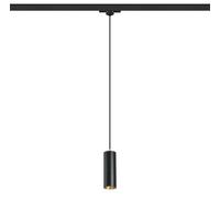 RED - DESIGN RENDL RENDL MAVRO pour rails triphasés, suspension, noir/or, 230 V, LED, 12 W, 38°, 3000 K, R13985