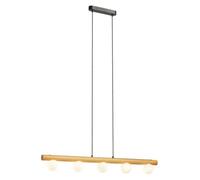 RED - DESIGN RENDL RENDL NOCTIS Suspension en bois/verre opale 230 V G9 5x7 W R14460