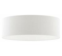 RED - DESIGN RENDL RENDL RON 60/19 Abat-jour, tissu en coton mélangé, blanc/blanc, PVC, max. 23 W, R11490