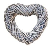 Red Hamper Petite Couronne en Osier en Forme de cœur, 8 x 30 x 30 cm
