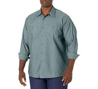 Red Kap Industrial Work Shirt, Regular Fit, Long Sleeve Chemise Longue à Bouton d'utilité Professionnelle, Vert Clair, M Homme