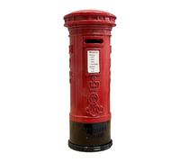 Red Metal Saving Money Box, Alloy Mailbox Saving Bank Box, Metal London Street Red Mailbox Money Box, Money Box for Kids, Money Box for Friends, Money Box for Men, Money Box for Adults