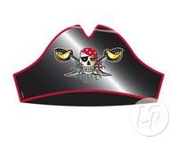 red pirate lot de 8 chapeaux en carton G