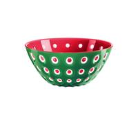 Red/White/Emerald RÉCIPIENT "LE MURRINE" Ø25cm