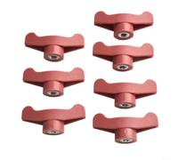 Red Wing Knob 5/16-18 for 720-04122 Mower 3-Pack(7) | 3-pack replacement, 5/16-18 thread, fits 720-04122, bright red color, quick mower repair