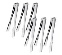 Redamancy Pince à Glaçons, 6 Pièces Pince a Sucre, Pince Bonbon, 15,2cm, pour Cuisine, Café, Fête, Bar et Buffet
