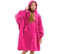 REDESS Sweat à capuche Blanket, couverture portable Oversized Sherpa avec manches et poche géante, sweat à capuche confortable pour adultes et enfants