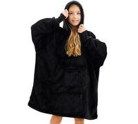 REDESS Sweat à capuche Blanket, couverture portable Oversized Sherpa avec manches et poche géante, sweat à capuche confortable pour adultes et enfants