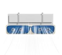 Redirecteur de ventilation avec ventilateur anti-soufflage direct, sans | Déflecteur de débit de climatiseur AC pour maison, chambre à coucher, chambre d'enfant, bureau, appartement, plafond, sol