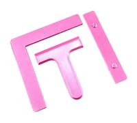 Redresseur d'alignement de précision - Règle de peinture pour perceuse, placement des points de 12 cm avec bord guidé, accessoire d'artisanat avec outil lisse, contrôle facile, lisseur pour peinture