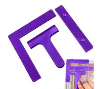 Redresseur d'alignement de précision - Règle de peinture pour perceuse, placement des points de 12 cm avec bord guidé, accessoire d'artisanat avec outil lisse, contrôle facile, lisseur pour peinture