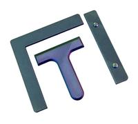 Redresseur d'alignement de précision - Règle de peinture pour perceuse, placement des points de 12 cm avec bord guidé, accessoire d'artisanat avec outil lisse, contrôle facile, lisseur pour peinture