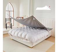 REDSSEN Housse de Couette Easy Change 3 Côtés Zippés Réversible Single Size 135x200cm