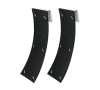Réducteur de bruit de gouttière - 6,6 x 30 x 0,1 cm - Silencieux de tuyau de avec arrière en aluminium - Lot de 2 silencieux de pluie réglables - Parfait pour la maison, le bureau, le