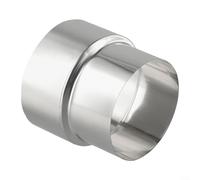 Réducteur de conduit de cheminée en acier inoxydable, diamètre intérieur 110 mm vers 100 mm, adaptateur de conduit de cheminée, tuyau de poêle pour chauffe-eau, poêles à bois, cheminées (Ø 100 mm/Ø90