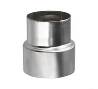 Réducteur de conduit de cheminée en acier inoxydable multi-tailles pour système de chauffage de poêle à bois, maçonnerie, installation de ventilation de cheminée, 60 mm, 70 mm, 80 mm, 90 mm, 100 mm