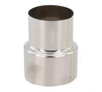 Réducteur de conduit de cheminée en acier inoxydable pour FACULX - Adaptateur de conduit de cheminée - Raccord de tuyau de conversion - Adaptateur de conduit de cheminée (Ø60 mm/Ø50 mm)