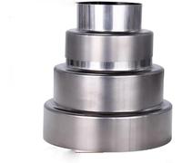 Réducteur de conduit de cheminée en acier inoxydable pour poêle à bois (Ø 120 mm/Ø60 mm)