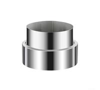 Réducteur de conduit de poêle à bois 120 mm à 100 mm | Acier inoxydable 304, résistant à la chaleur, prévient et s'adapte aux poêles à bois, longue durée de vie