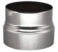 Réducteur de conduit de poêle - OKZ - 120 mm à 110 mm - Acier inoxydable - Résistant à la chaleur - Robuste et durable