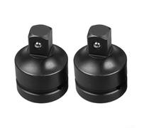 Réducteur de douille efficace qui passe d'un demi-pouce à un disque de trois huitièmes en toute simplicité avec cet adaptateur lot de deux