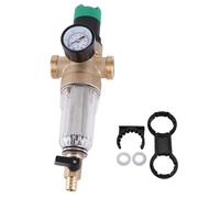 Réducteur de pression d'eau avec jauge et filtre 40 microns, connecteur en laiton G1 G1/2, régulateur de pression pour appareils d'eau domestique