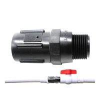 Réducteur de pression pour tuyau d'arrosage 1,9 cm | Réducteur de pression de tuyau d'eau pour plomberie, jardin, jardin, maison, irrigation, pelouse, terrasse, serre extérieure