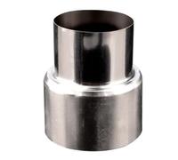 Réducteur de tuyau de poêle en acier inoxydable, connecteur de Tube de 75mm à 60mm, adaptateur de revêtement de conduit de cheminée