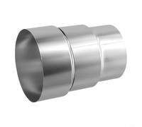 Réducteur de tuyau pour poêle à bois, maçonnerie, cheminée (Ø 110 mm/Ø90 mm | Réduit le diamètre du tuyau, convient aux poêles à bois, cheminées en maçonnerie, cheminées à double paroi