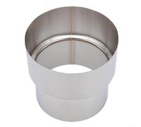 Réducteur de tuyau pour poêle à bois, maçonnerie, cheminée (Ø 90 mm/Ø 80 mm | Réduit le diamètre du tuyau, convient aux poêles à bois, cheminées en maçonnerie, cheminées à double paroi