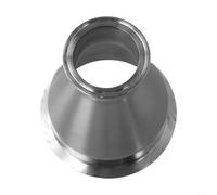 Réducteur de tuyau sanitaire 4 pouces à 2 pouces, manchon tri-clamp en acier inoxydable 304, adaptateur concentrique pour l'industrie alimentaire, des boissons et pharmaceutiques, argent