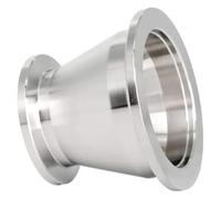 Réducteur De Virole Sanitaire À Trois Pinces SS304 19-102mm