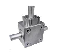 réducteur en aluminium, Réducteur direction angle droit boîte 90° module 2.5 16 dents couple 20Nm arbre 2/3(2 Shaft)