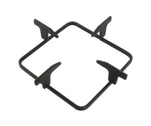 Réducteur Grille Brûleur Fonte, 200 200 Mm | Finition Noire Mate, Grille Brûleur à gazinière, Conception Carrée Compacte, pour Cuisine, Cuisiniers