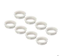 Réducteur pour abat-jour SOURCING MAP G9 Anneau Adaptateur Réducteur Lumière Douille Lampe M20 Support pour Luminaires Blanc 8pcs