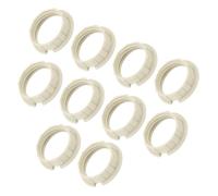 Réducteur pour abat-jour SOURCING MAP G9 Anneaux Adaptateur Réducteur Bague Lumière Douille Lampe pour Luminaire Blanc 10pcs