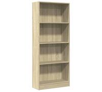 Réduction - Bibliothèque en bois，Meuble Étagère - chêne sonoma 60x24x143 cm - Bois d'ingénierie @11928