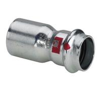 Réduction électrozingué mâle diamètre 54 / femelle diamètre 28 à sertir VIEGA