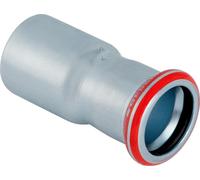 Réduction Geberit GE Mapress en acier au carbone avec extrémité enfichable, d88,9, 76,1 mm, 1 pièce.
