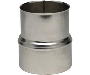 Réduction inox pour tubage flexible - femelle 131 mm - mâle 125 mm TEN